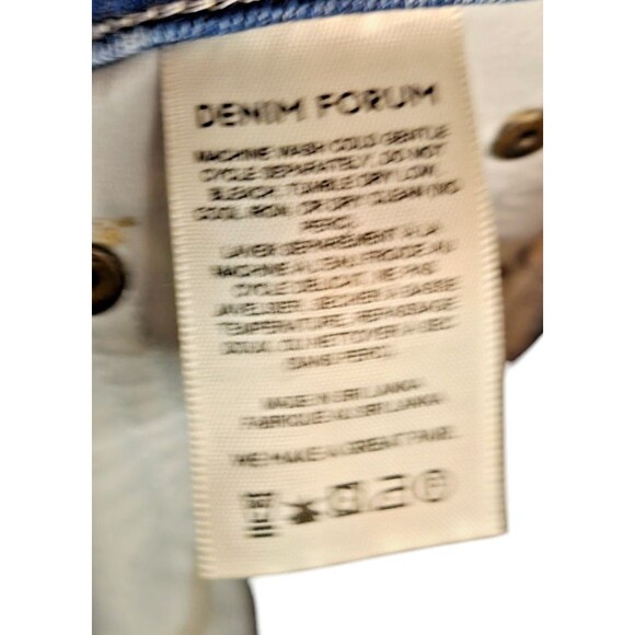 Denim Forum Jeans The Lola High Rise Skinny Crop Size 25 - Picture 7 of 8